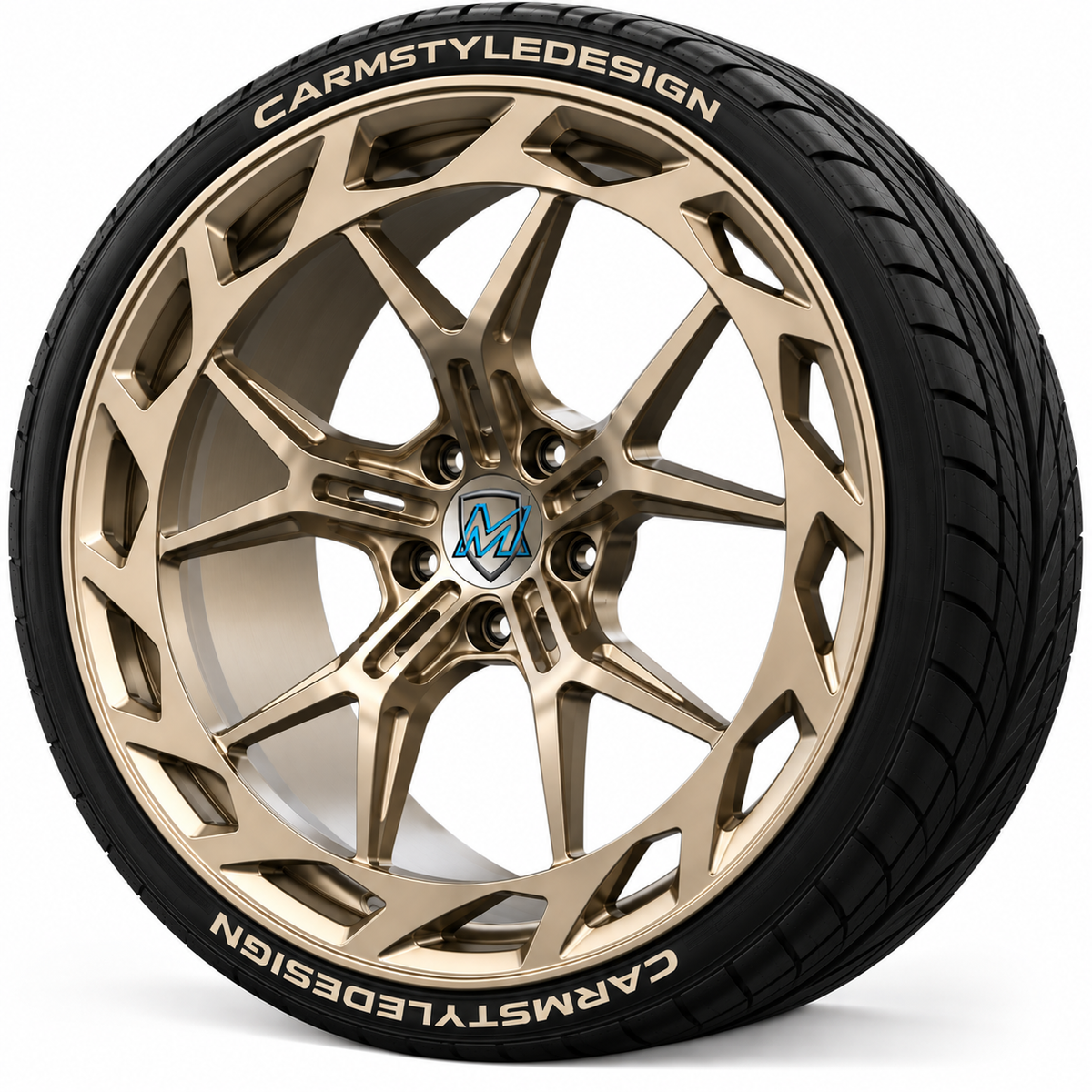 DZYP008 Multi-Spoke Monoblock Forged Wheels — Set of 4