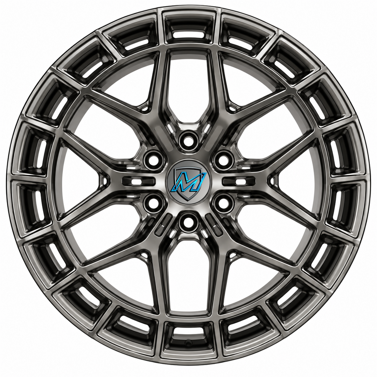 DZYP009 Multi-Spoke Monoblock Forged Wheels — Set of 4