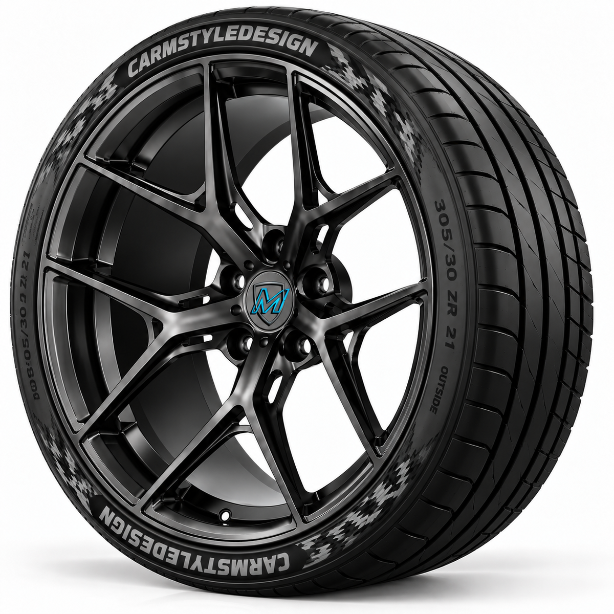 DZYPO03 Multi-Spoke Monoblock Forged Wheels — Set of 4