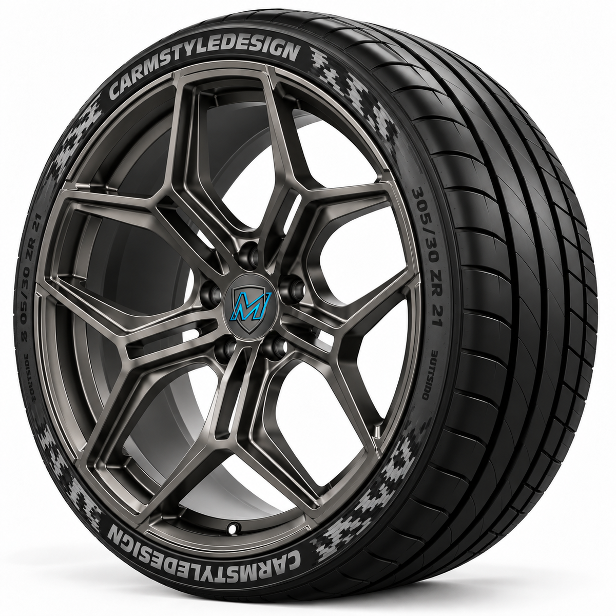 DZY004 Multi-Spoke Monoblock Forged Wheels — Set of 4