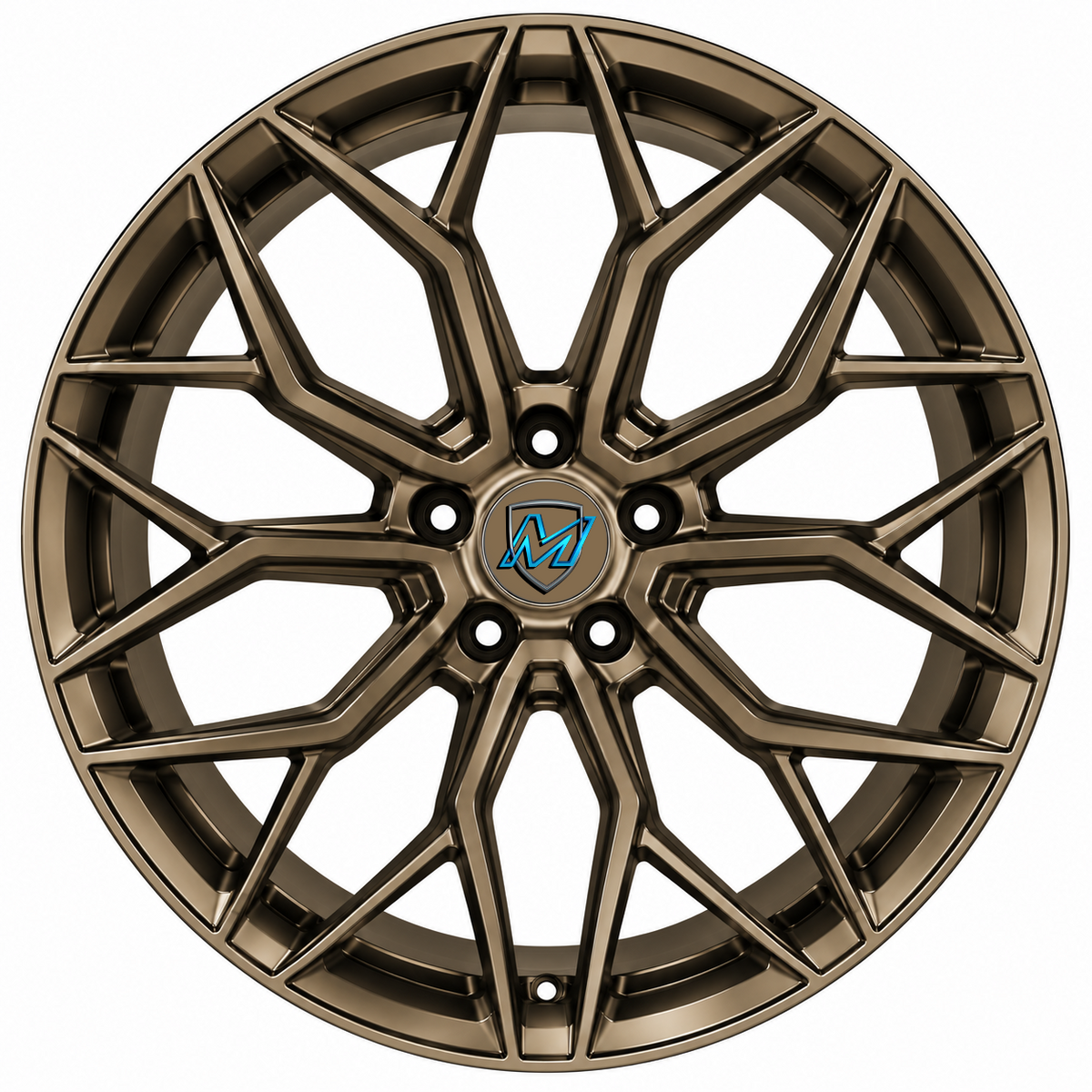 DZYP005 multi-spoke Monoblock Forged Wheels — Set of 4