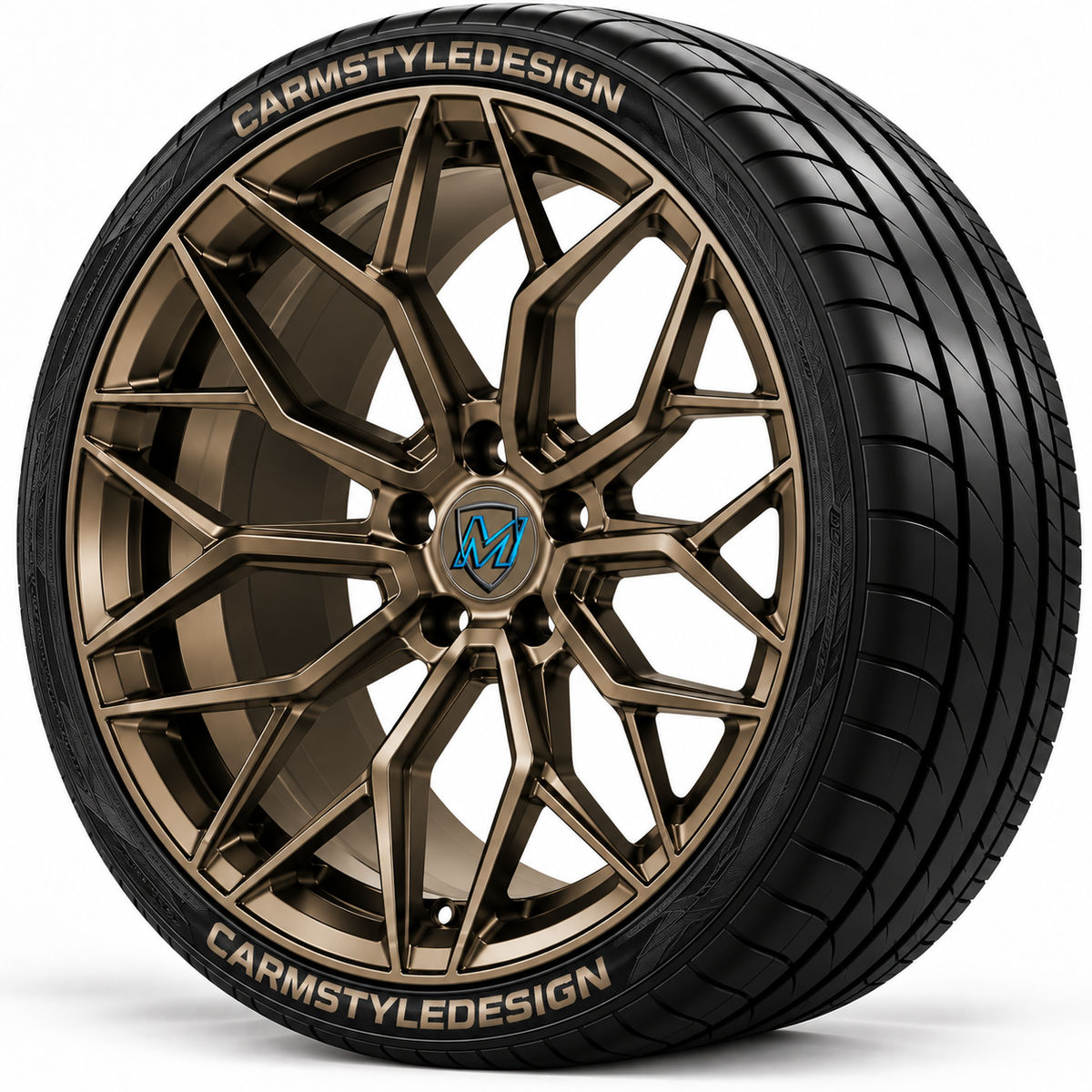 DZYP005 multi-spoke Monoblock Forged Wheels — Set of 4