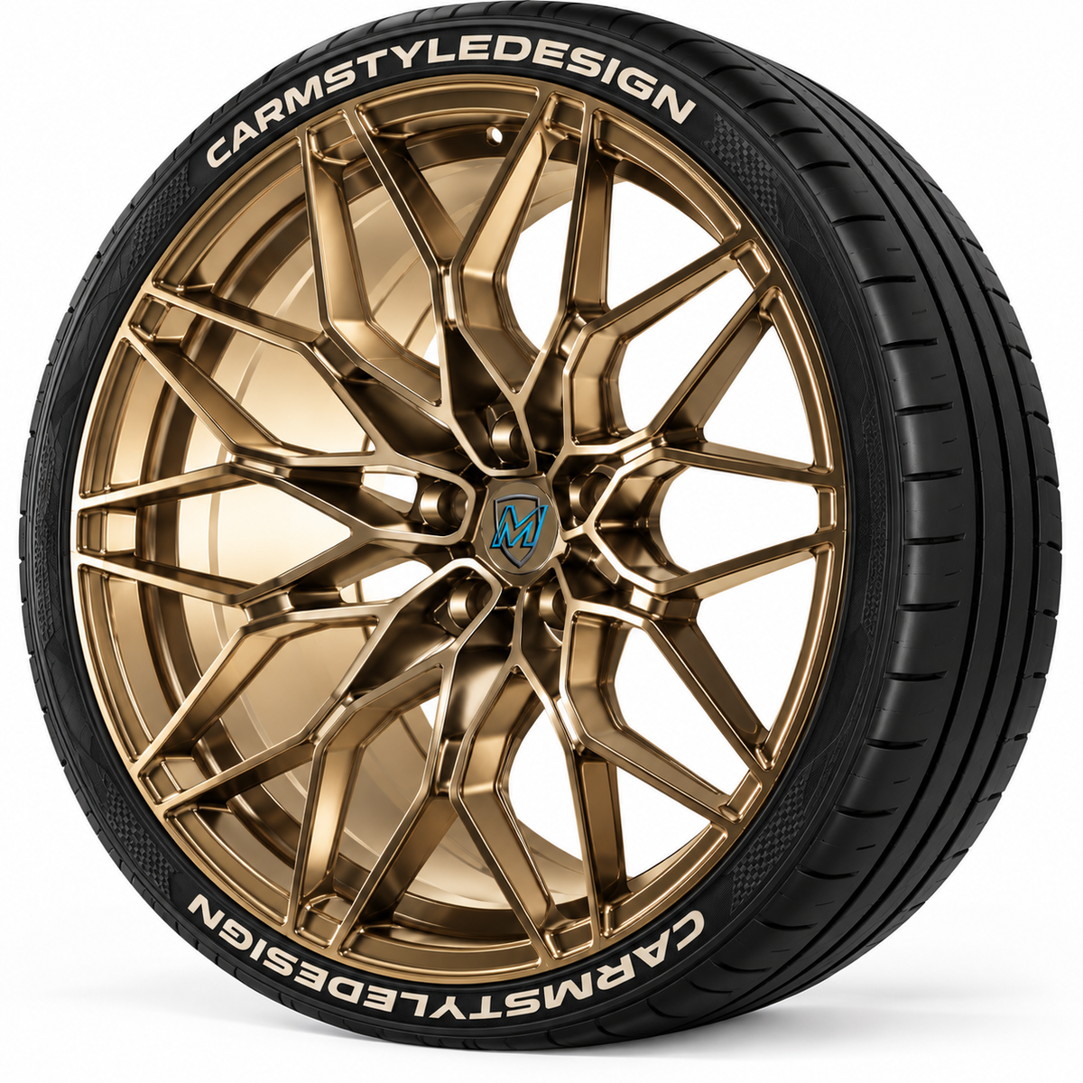 DZYP006 multi-spoke Monoblock Forged Wheels — Set of 4