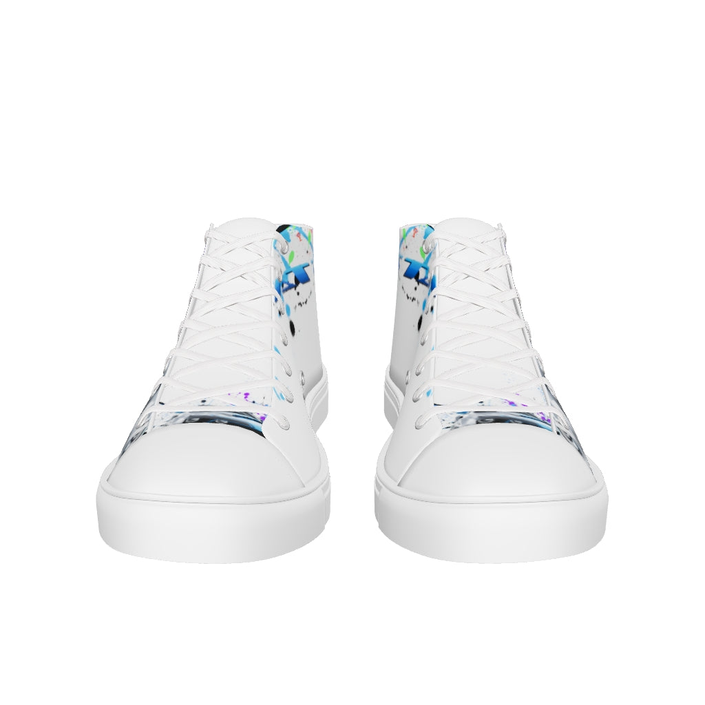 Women’s high top canvas shoes