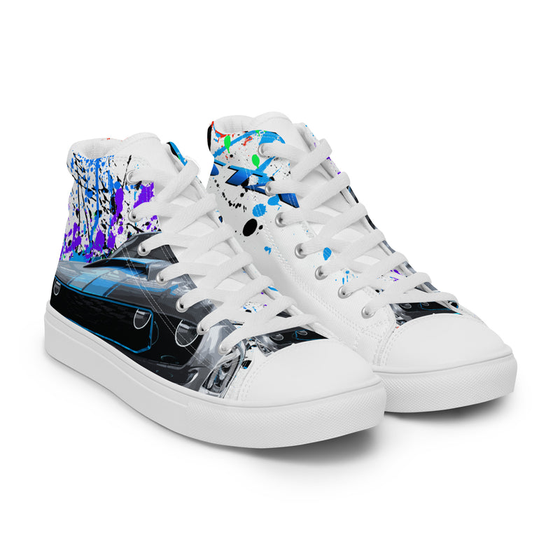 Men’s high top canvas shoes - Carmstyledesign
