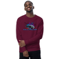 Unisex organic raglan sweatshirt