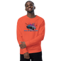 Unisex organic raglan sweatshirt