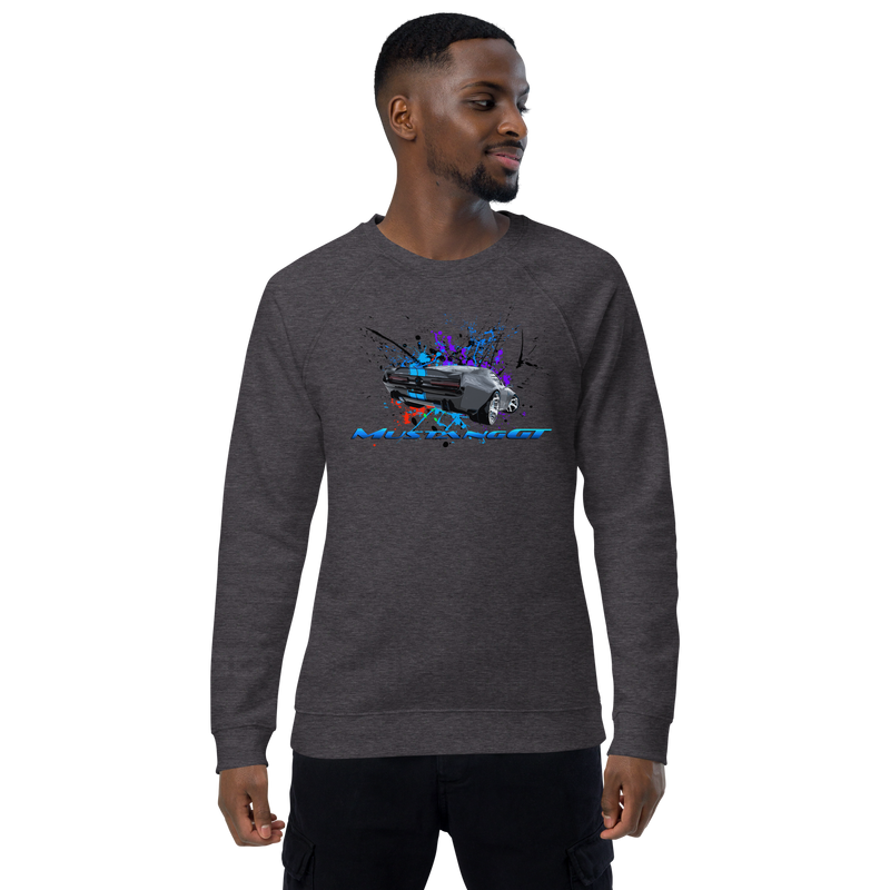 Unisex organic raglan sweatshirt