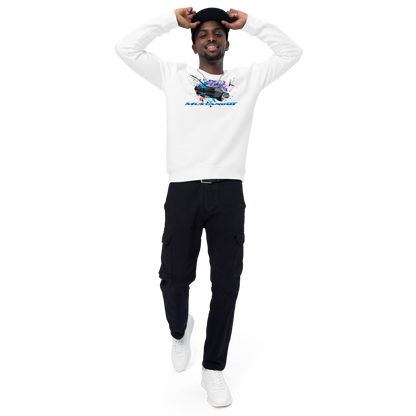 Unisex organic raglan sweatshirt