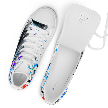 Women’s high top canvas shoes