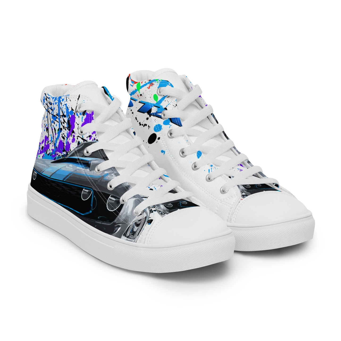 Women’s high top canvas shoes